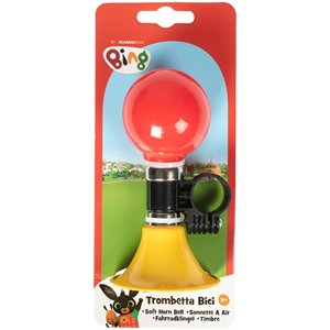 Bicicletta Horn Bike Boy Coniglietto Bing rossa e gialla - Product Image 5