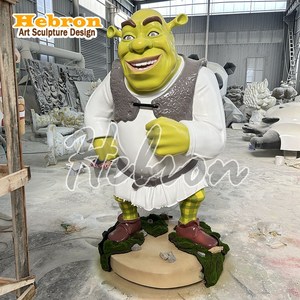 Figura <span class=keywords><strong>de</strong></span> Anime Personalizada <span class=keywords><strong>de</strong></span> Tamaño Real, Estatua <span class=keywords><strong>de</strong></span> <span class=keywords><strong>Shrek</strong></span> <span class=keywords><strong>de</strong></span> Resina <span class=keywords><strong>de</strong></span> Fibra <span class=keywords><strong>de</strong></span> Vidrio, Hecha a Mano y Pintada a Mano, Decoración para Halloween, Navidad, Pascua y <span class=keywords><strong>Año</strong></span> Nuevo - Product Image 2