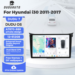 DUDUAUTO UIS7870 Radio de coche sistema inteligente reproductor Multimedia Car-play para Hyundai I30 Elantra <span class=keywords><strong>GT</strong></span> 2011 2012 2013 2014-2017 - Product Image 5