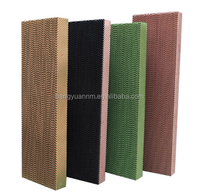 Filtre en papier kraft pour poulaillers, fermes avicoles et serres, coussin de refroidissement évaporatif à cellules en nid d'abeille 7090