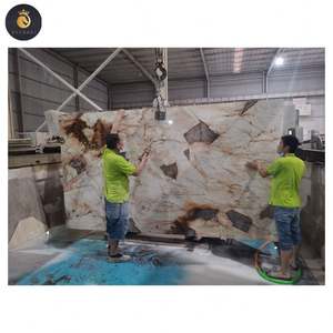 Decoración de Piedra de Lujo Personalizada, Losas de Cuarcita <span class=keywords><strong>Pandora</strong></span> Retroiluminadas, Granito Patagonia para Proyectos de Villas, Mesa de Comedor, Cubierta de Mesa de Mármol - Product Image 2