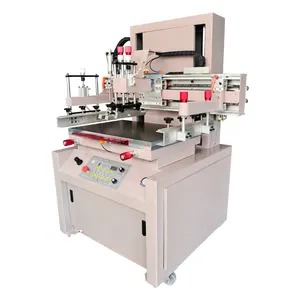 PVC çanta düz serigrafi serigrafi baskı makinesi alüminyum sıkmak tutucu TX-4060ST