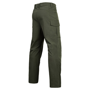 Pantalones Tácticos Casuales de Lona Impermeable con Botones, Elásticos, con Múltiples Bolsillos, para Senderismo, Trabajo, Correr, Talla Grande - Product Image 3