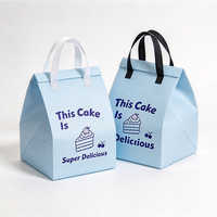 Tas Tote Pendingin Termal Lipat Ramah Lingkungan Berlogo Khusus, Tahan Air, Bahan Kain Non-Woven, Terisolasi, Portabel untuk Pameran