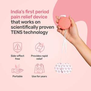 เครื่องนวดไฟฟ้า TENS แบบชาร์จ USB ยี่ห้อ Welme WME สำหรับผู้หญิง บรรเทาอาการปวดประจำเดือน ควบคุมความแรงได้ พกพาสะดวก บรรเทาอาการปวดเกร็ง ใช้ได้กับการเดินทาง - Product Image 6