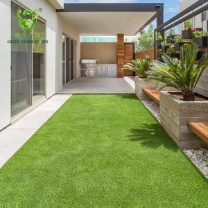 <span class=keywords><strong>Gazon</strong></span> artificiel <span class=keywords><strong>synthétique</strong></span> épais avec trous de drainage pour la décoration de jardin, balcon et aménagement paysager - Product Image 1