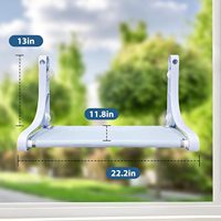 Lit suspendu confortable pour chat lavable Portable toutes saisons lit pour animal de compagnie chat hamac fenêtre