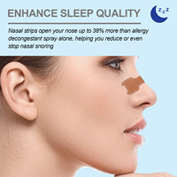 Patchs nasaux Huainan Hall Care : Solution sûre et sans médicament pour le sommeil, anti-ronflement, améliore la respiration, soulage la congestion nasale