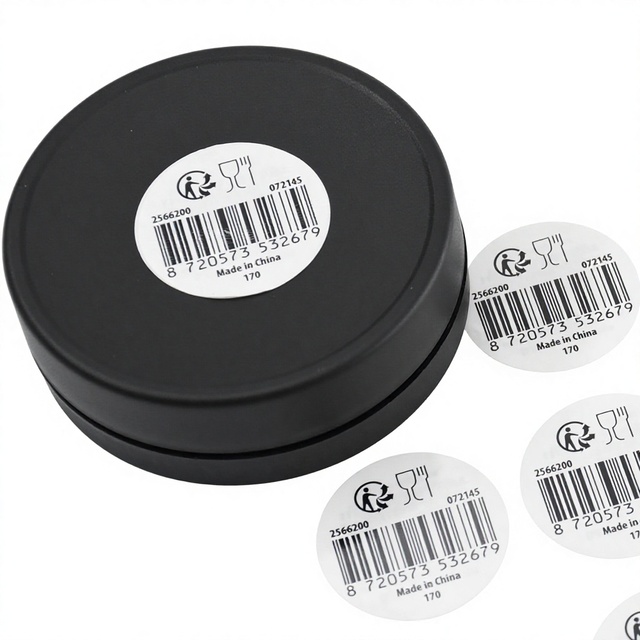 Custom QR Code Labels Double Layer Removable Adhesive Coated Paper Double-sided Printed Glossy/Matte Finish Packaging Labels