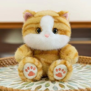 Nuevo Juguete de Peluche de Gato de Simulación, Gato Calico y Gato Naranja, Muñeco del Tamaño de la Palma de la Mano, Lindo Animal de Peluche, Regalo de Cumpleaños para Mejores Amigos y Niños - Product Image 5