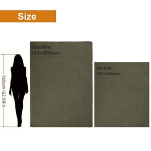 Nguồn Nhà Máy Bán Buôn Mùa Đông Ấm Áp Sang Trọng Di Động Ngoài Trời Chăn Biểu Tượng Tùy Chỉnh Len Ném Chăn Cho Cắm Trại Du Lịch - Product Image 2