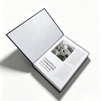 Boîte cadeau de luxe en forme de livre avec logo OEM personnalisé pour ensemble de dégustation de vin, emballage en carton rigide avec dorure à chaud et insert en mousse