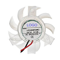 Mini ventilateur d'extraction pour ordinateur 12V CC à faible puissance, avec pales en plastique sans cadre 40x40x07mm et roulement hydraulique, pour refroidissement par air
