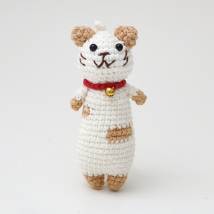 Gantungan Kunci Rajut Benang Rajut Kucing Buatan Tangan Mainan Rajut Boneka Gantungan Kunci Lucu Rajutan Hewan Kucing Amigurumi - Product Image 2