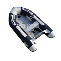 Bateau pneumatique en aluminium de 9 pieds pour les sports nautiques, le plaisir et les excursions de pêche