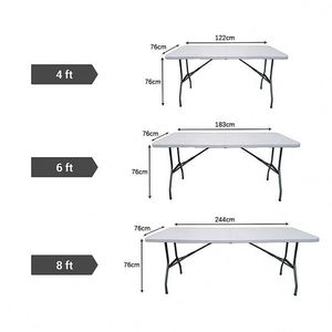 Rectangular Spandex Tablecloth Folding <b>Tables</b> Stretchy Wrinkle Resistant <b>Outdoor</b> Use Wedding Party Gathering - Product Image 4