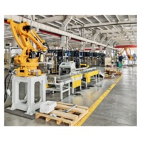Kotak tas papan Robot kaca, lengan genggaman Robot mekanis penjepit pneumatik udara