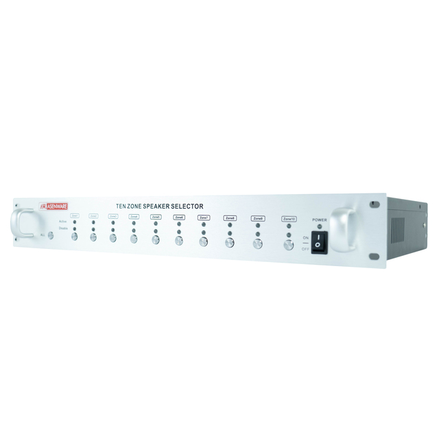 Easy to Install Ten Zone Speaker Selector Switch Efficient Sound Control