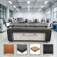 Máquina de Corte Oscilante para Prototipos de Productos de Fieltro y Espuma con Servomotor, Mesa de Corte Oscilante con Vacío