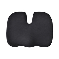 Coussin de siège ergonomique antidérapant pour le coccyx, en mousse à mémoire de forme respirante, en forme de U, amovible, lavable, universel, soulage la colonne vertébrale