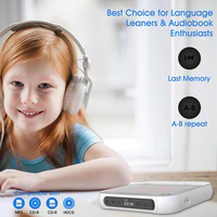 Reproductor de CD Portátil con Altavoz, Bluetooth, MP3 y USB, Más Vendido