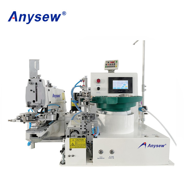 AS373DD-A-LK Shank Button Attaching Machine Button Making Sewing Machine with Automatic Feeding Device
