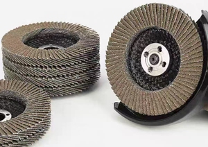 <span class=keywords><strong>Disque</strong></span> de meulage à ailettes bleu de <span class=keywords><strong>125</strong></span> mm de diamètre pour meuleuses et meuleuses d'angle - Product Image 3