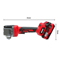 Meuleuse d'angle sans fil sans balais Fengren WS0084 20V 3.0AH avec batterie lithium-ion, vitesse variable, 1200W, 100MM pour découpe, meulage et bricolage
