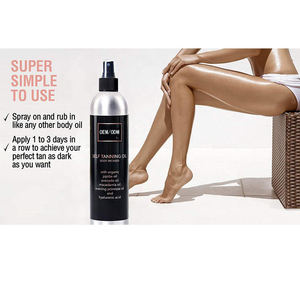 Brume autobronzante ultra foncée pour la peau Eau de bronzage instantanée sans soleil naturel Bronze et spray de bronzage doré - Product Image 3