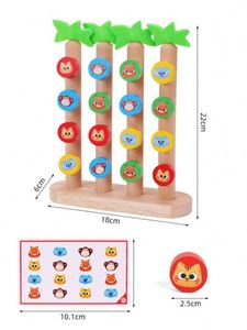 Juego de Bloques de Madera con Animales para Emparejar, Juguete Sensorial al por Mayor, Juego Familiar para Niños y Niñas - Product Image 5