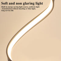Lampe de sol LED moderne, design nordique contemporain, créatif, minimaliste, pour hôtel, salon, éclairage de piste de danse RGB