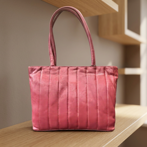 Nouveauté BS INTERNATIONAL Sac à main décontracté en cuir véritable pour femme, écologique, grande capacité, fermeture éclair imperméable - Product Image 2