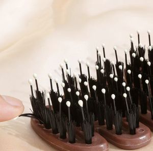 Brosse à <span class=keywords><strong>cheveux</strong></span> Songta compacte en ABS avec poils de sanglier, pour soins capillaires, massage du cuir chevelu, démêlage et coiffage antistatique - Product Image 6