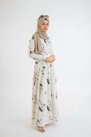 Robe traditionnelle de prière islamique, haut de gamme, vêtements ethniques, motif arabe, mousseline évasée, Abaya, Hijab, dubaï, Robe musulmane, Ramadan
