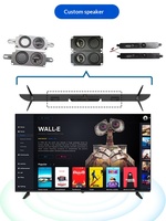 Televisor Inteligente LED de 43/50/65 Pulgadas de Alta Calidad y Popularidad con Sistema Android, Compatible con Idiomas Globales, Dedicado para el Hogar y la Oficina, con USB