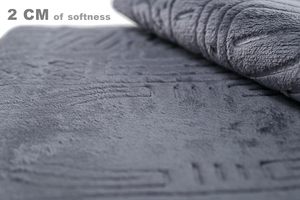 Islamic Foldable Prayer <b>Mat</b> for <b>Muslims</b> with Comfortable Backrest for Travel Use - Product Image 3