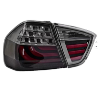 Feux arrière fumés de haute qualité, éclairage arrière rouge modifié pour E90 318 320 325 330 12V, état neuf