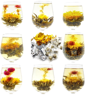 OEM ODM disponible, en vrac, bombes de thé fleuri en forme de boule, qualité supérieure, certifiées, sachet de thé santé 7g*10pcs/sachet, direct