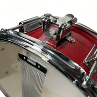 Tambourin en bois de peuplier 14x5.5 avec 8 cordières et pièces de fixation complètes pour la pratique des groupes adultes