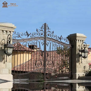 <span class=keywords><strong>ราคา</strong></span>ที่ดีที่ทันสมัยเหล็กดัดแฟนซีประตูประตูย่างการออกแบบสำหรับบ้าน - Product Image 3