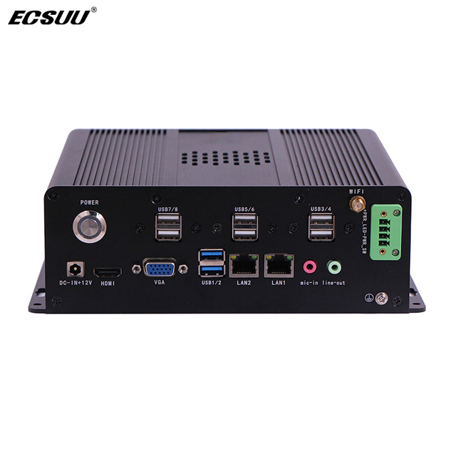 Factory High Quality Linux Win Mini Pc Industrial Tablet Pc Intel Core I5-12450h Processor 8*USB Ports Rugged OEM Stock ECSUU
