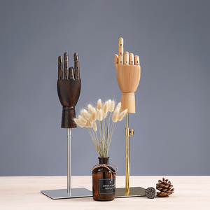 <span class=keywords><strong>Maniquí</strong></span> de Mano <span class=keywords><strong>Articulado</strong></span> de Madera de Alta Calidad, Modelo de Mano de Madera con Articulaciones Flexibles <span class=keywords><strong>para</strong></span> Exhibición de Joyería y Dibujo Artístico - Product Image 4