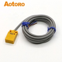 Sensor Detector de Metal FP18-8DN Tipo Plano NPN, Sensor de Proximidad Okm Detector Lmix2047030101
