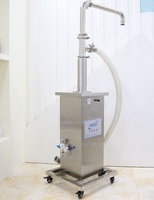 Machine d'alimentation semi-automatique pneumatique à piston en acier inoxydable pour liquides et pâtes, pour bouteilles et boîtes avec emballage plastique