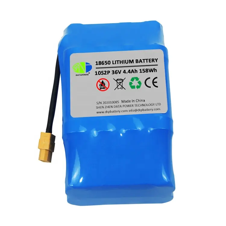 Batteria 18650 10 s2p 36v 4400mah agli ioni di litio per la cura personale e gli apparecchi di bellezza