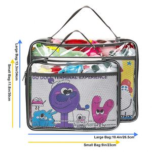 Multifunctional Portable Kids <b>Toy</b> <b>Organizer</b> Dustproof Waterproof Storage Bag PVC Fabric Metal Plastic Foldable Children's <b>Toys</b> - Product Image 4