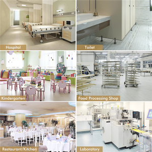 Paño de fregona plana para limpieza de suelo, relleno en rollo, almohadillas desechables de microfibra, suministros de limpieza de Hospital - Product Image 6