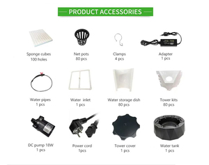 Système de culture hydroponique et aquaponique thermoformé personnalisé avec pompe Planteur automatique de fraises Tour de jardin - Product Image 6