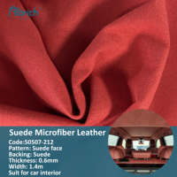 Tissu en microfibre de daim 0,6 mm, cuir synthétique gaufré, imperméable, extensible, pour l'intérieur de voiture, canapé, chaise, sac, meubles, vêtements