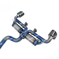 Échappement Catback de Tuning pour Audi RS3 TTRS 8Y 2.5T 2009-2024, Système d'Échappement Sport Racing en Titane avec Quatre Silencieux